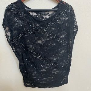 Guess sequined top